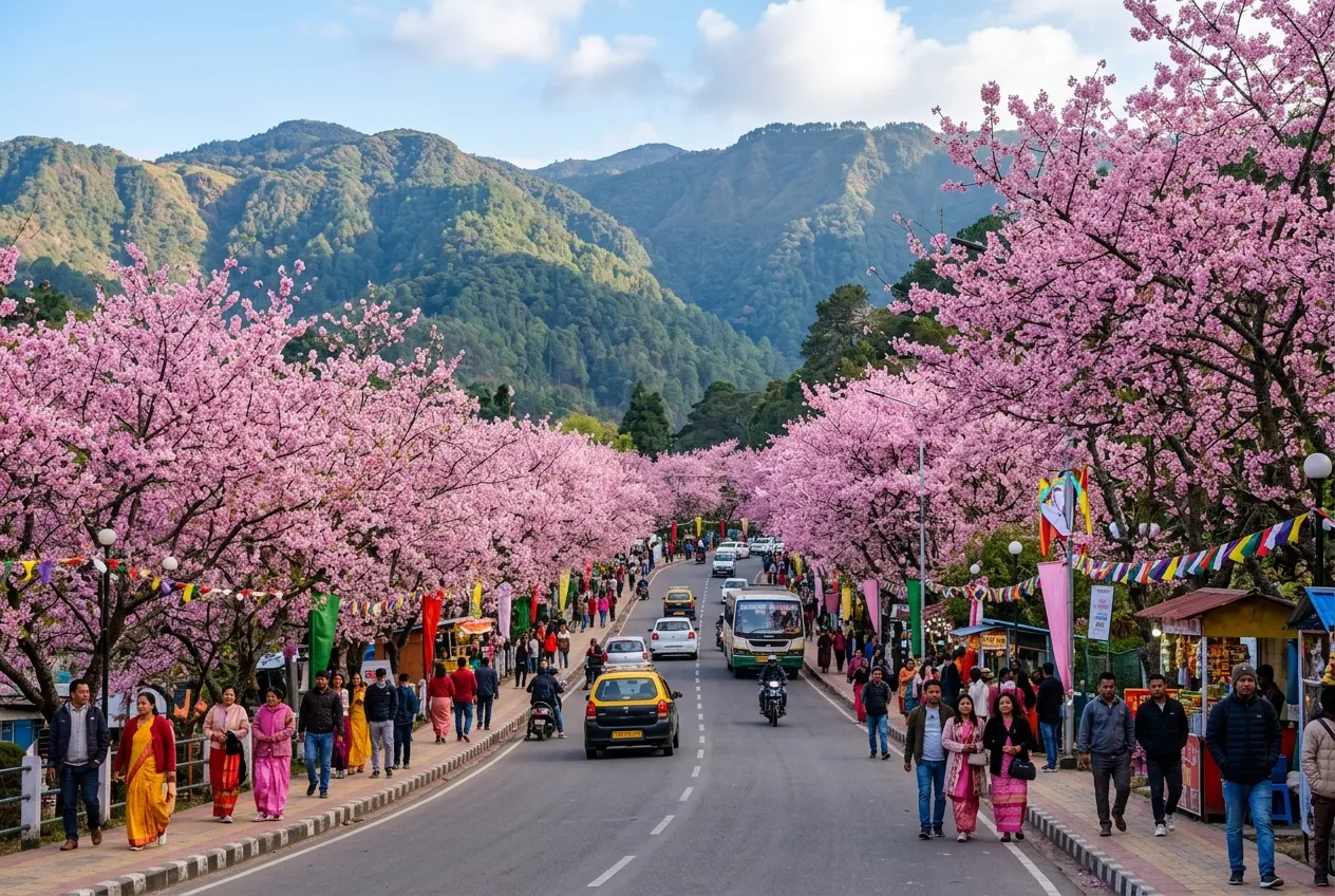Meghalaya Cherry Blossom Festival Tour